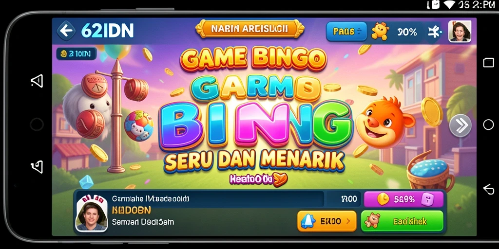 Tampilan gameplay Bingo yang seru dan interaktif