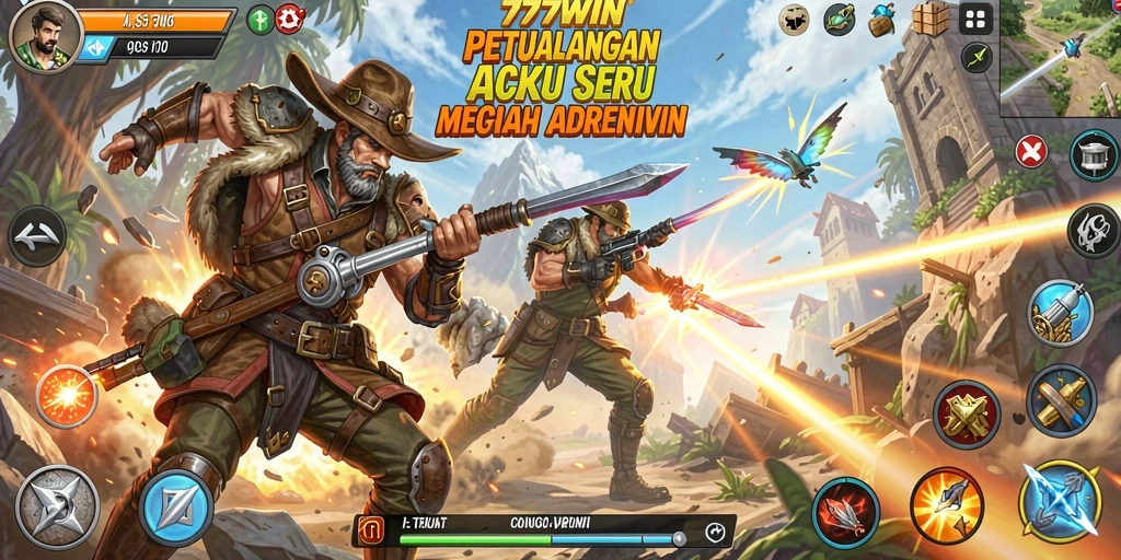Tampilan gameplay <strong>777WIN</strong> yang menegangkan dan seru.