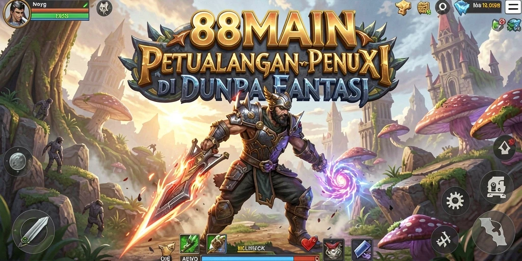 Tangkapan layar dari gameplay ARPG yang intens dan menarik.