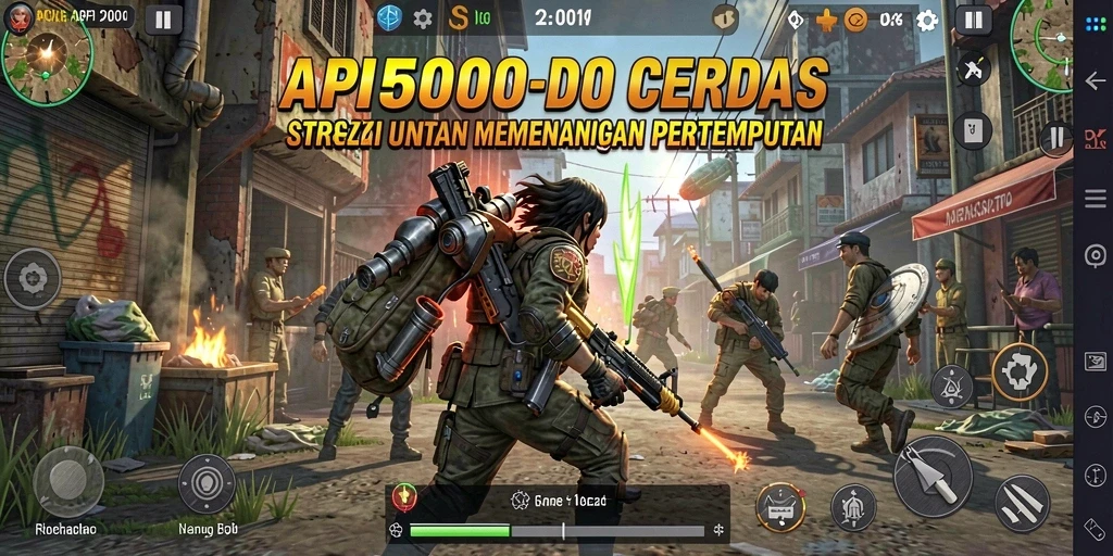 Tampilan gameplay seru dan menegangkan di API5000.