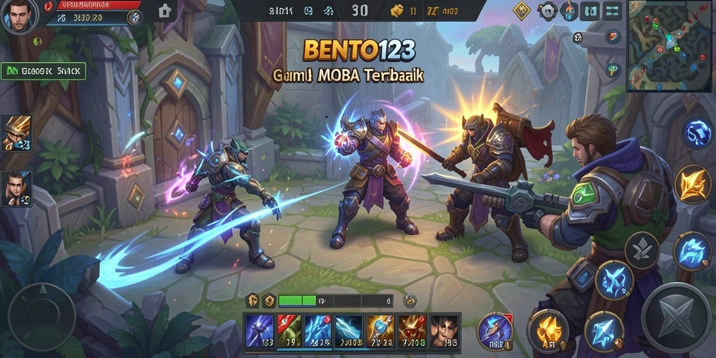 Tampilan gameplay seru dan grafis menarik dari BENTO123.