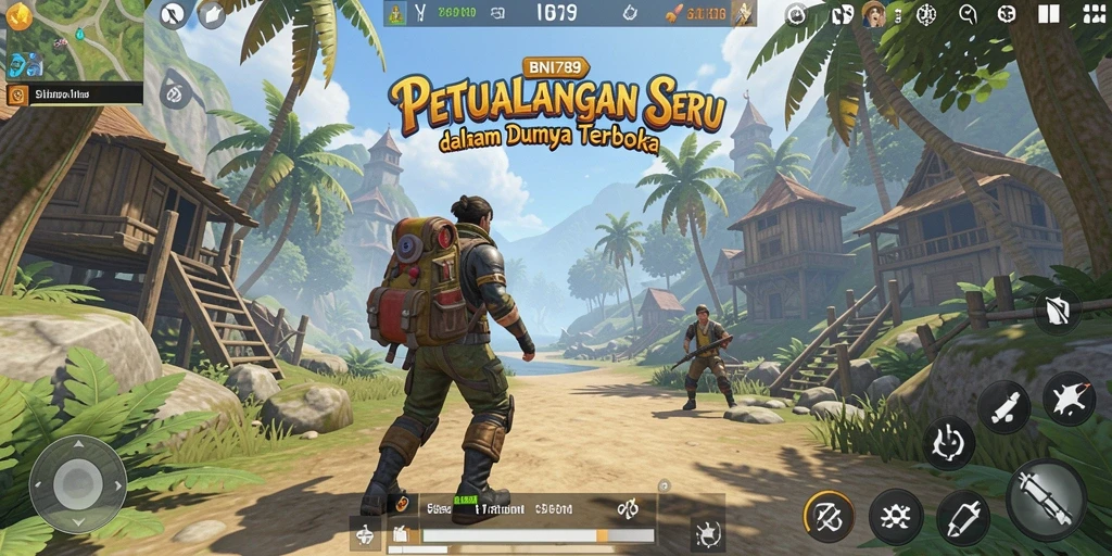 Tampilan gameplay <strong>BNI789</strong> dalam dunia terbuka yang menakjubkan.