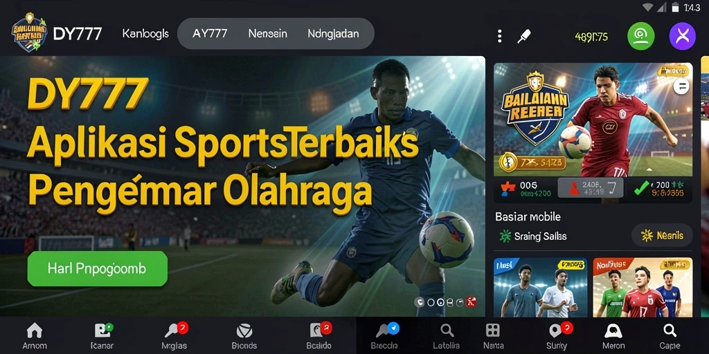Tampilan menarik dari gameplay Sportsbook DY777.