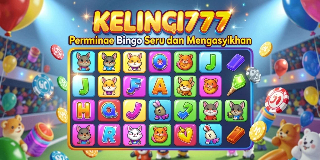 Tangkapan layar KELINCI777 menampilkan pemain bersemangat dalam permainan Bingo.