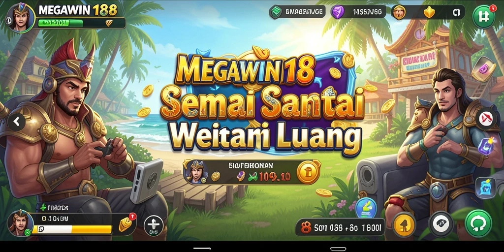 Screenshot MEGAWIN188 menunjukkan gameplay yang menyenangkan dan penuh warna.