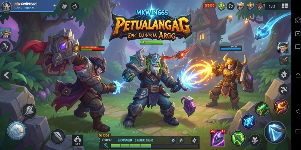 Gameplay menegangkan di dunia fantasi MKWIN666.