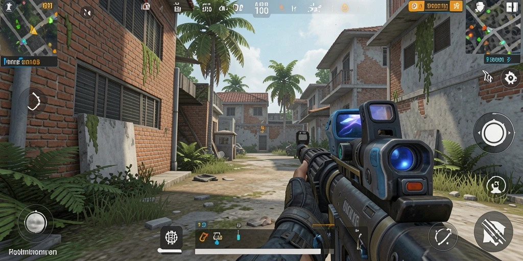 Tangkapan layar MPO08 menampilkan aksi intens dalam permainan FPS.