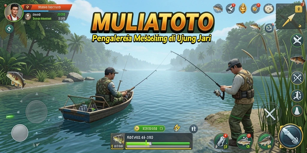 Tangkapan ikan besar dalam gameplay MULIATOTO yang seru.