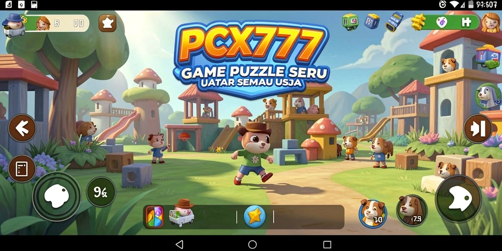 Tampilan gameplay seru dari PCX777 dalam menyelesaikan puzzle.