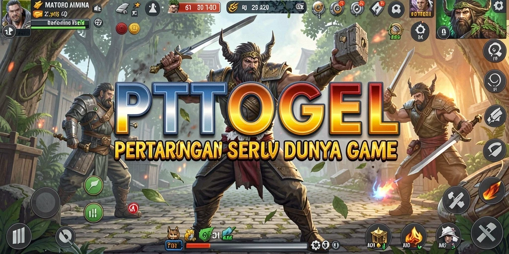 Tampilan pertarungan seru dalam game PTTOGEL.