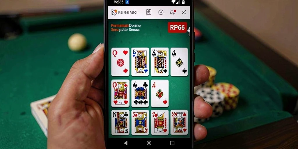 Gameplay seru dari RP66 yang menunjukkan momen bermain Domino.