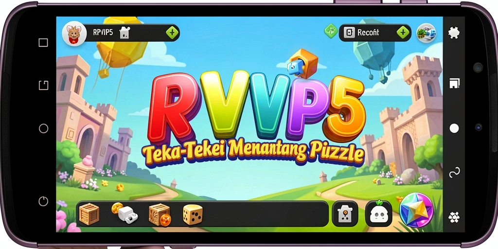 Tampilan utama gameplay RPVIP5 dengan puzzle yang menarik.