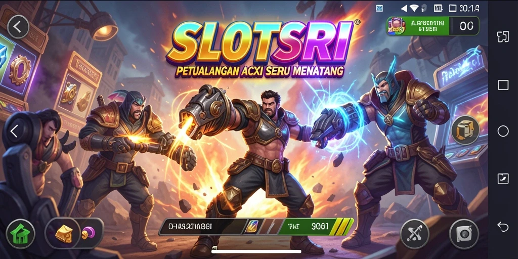 Screenshot SLOTSRI menampilkan aksi seru dalam gameplay yang mendebarkan.