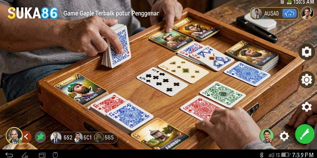 Tampilan permainan Gaple yang seru dan menantang di SUKA86.