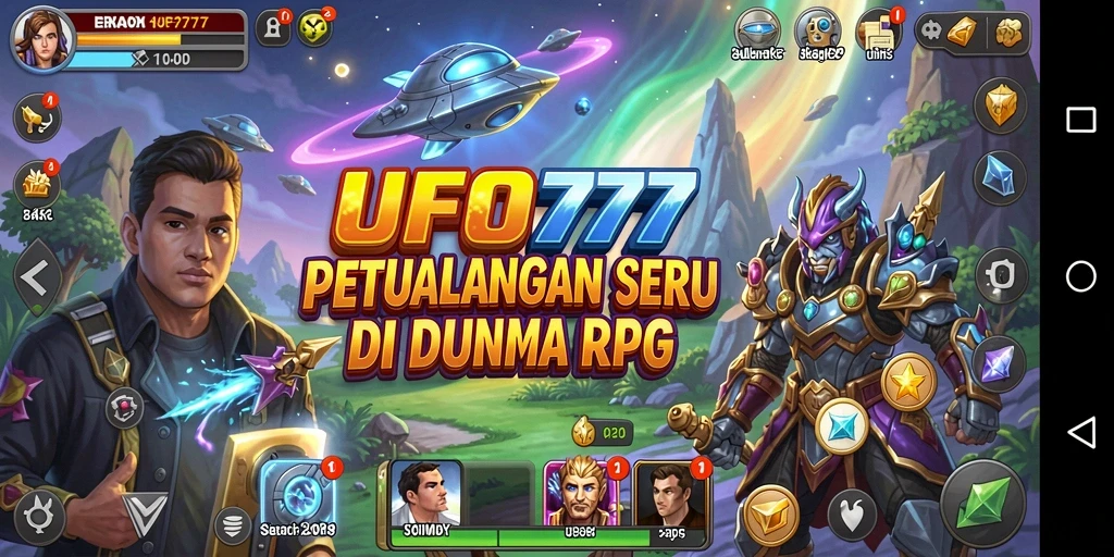 Gameplay seru dengan pertarungan dinamis di UFO777.