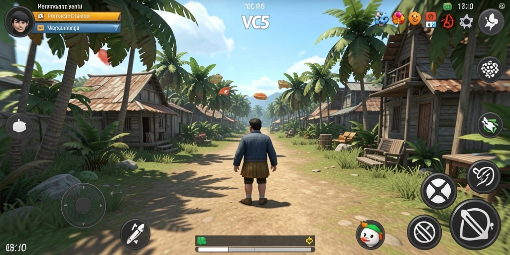 Tangkapan layar VC5 menampilkan gameplay santai dan menyenangkan yang menghibur.