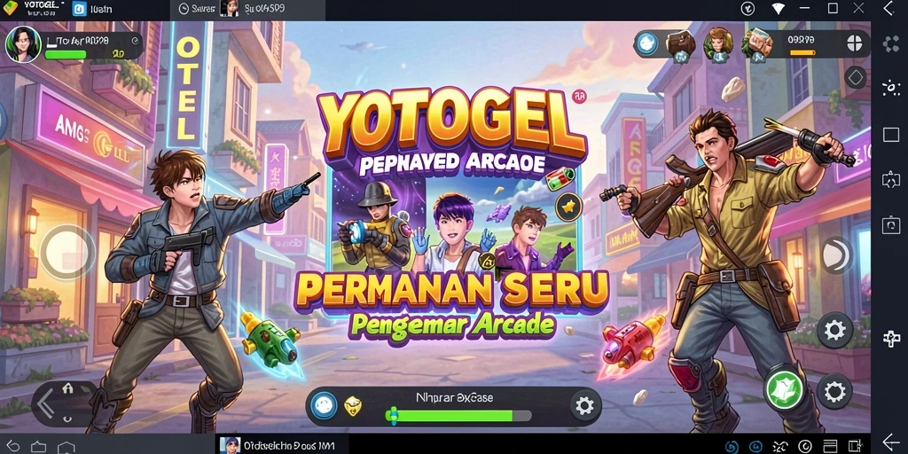 Gameplay seru YOTOGEL dengan tantangan Arcade yang menarik.