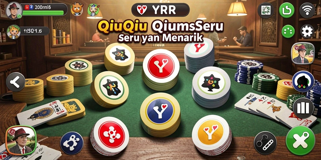 Tampilan gameplay QiuQiu yang menarik di YYRR.